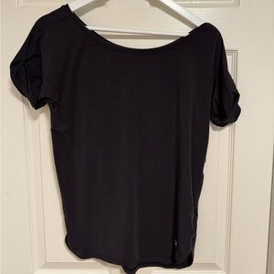 GAP Black Short Sleeve Women's Tee